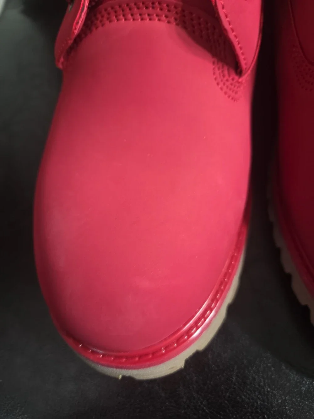 Lugz Red Lace Up Work Boots Men's Size 10.5 - New